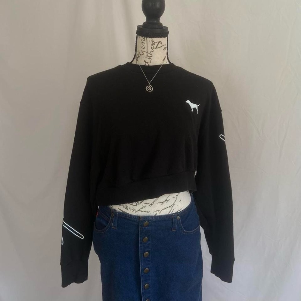 Victoria's Secret Black Crewneck Sweater